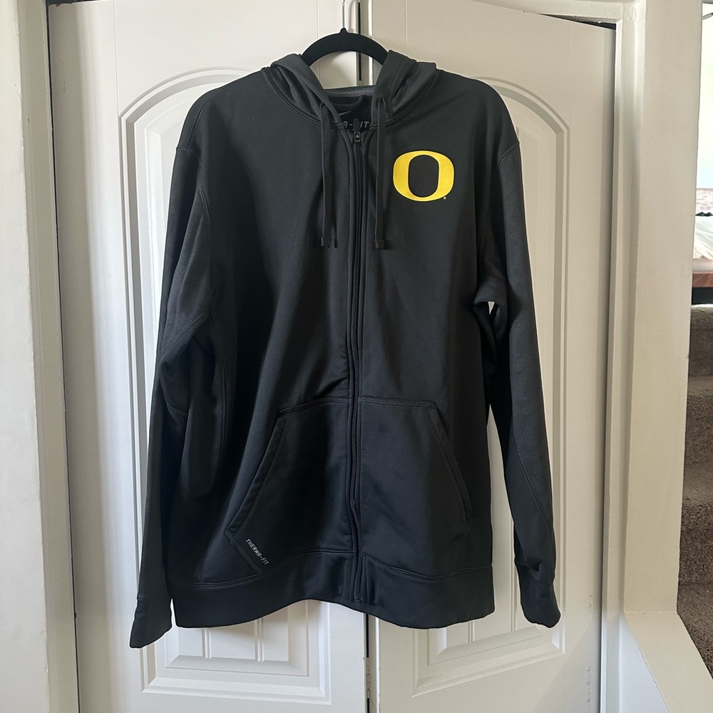 Nike Therma-Fit Gray Oregon Hoodie